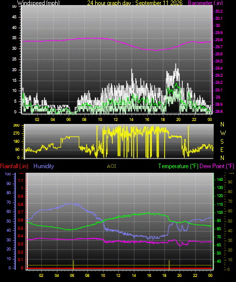 24 Hour Graph for Day 11