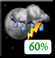 Sunday Night: Showers and thunderstorms likely before 11pm, then a slight chance of showers and thunderstorms. Mostly cloudy, with a low around 75. Chance of precipitation is 60%. Sunday Night: Showers And Thunderstorms Likely then Slight Chance Showers And Thunderstorms