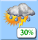 Sunday: A slight chance of rain showers before 11am, then a chance of showers and thunderstorms between 11am and 5pm, then a slight chance of showers and thunderstorms. Partly sunny, with a high near 90. Chance of precipitation is 30%. Sunday: Chance Showers And Thunderstorms