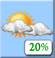 Friday: A slight chance of showers and thunderstorms after 5pm. Mostly sunny, with a high near 104. Chance of precipitation is 20%. Friday: Mostly Sunny then Slight Chance Showers And Thunderstorms
