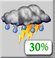 Today: A chance of showers and thunderstorms before 2pm, then a chance of showers and thunderstorms. Mostly cloudy. High near 94, with temperatures falling to around 88 in the afternoon. East southeast wind 2 to 9 mph. Chance of precipitation is 40%. Today: Chance Showers And Thunderstorms